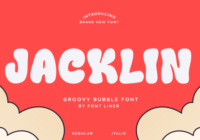 Jacklin - Groovy Bubble Font - Featured Image