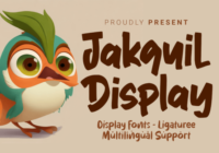 Jackquil Display Font - Featured Image