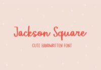 Jackson Square Font - Featured Image