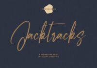 Jacktracks Font - Featured Image