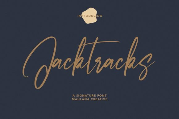 Jacktracks Font - Featured Image