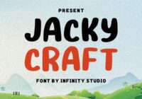Jacky Craft Font - Featured Image