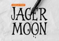 Jager Moon Font - Featured Image