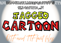 Jagged Cartoon Font - Featured Image
