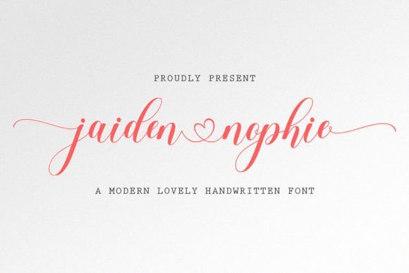 Jaiden Nophie Font - Featured Image