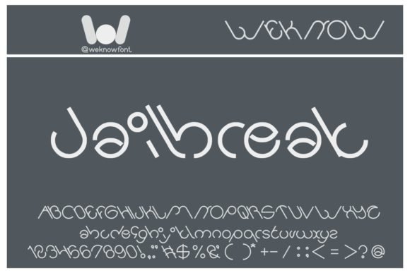 Jailbreak Font - Featured Image