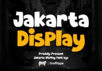 Jakarta Display Font - Featured Image