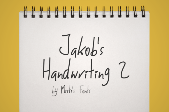 Jakob's Handwriting 2 Font - Featured Image