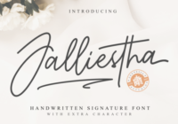 Jalliestha Font Font - Featured Image