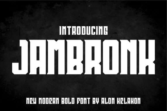 Jambronk Font - Featured Image