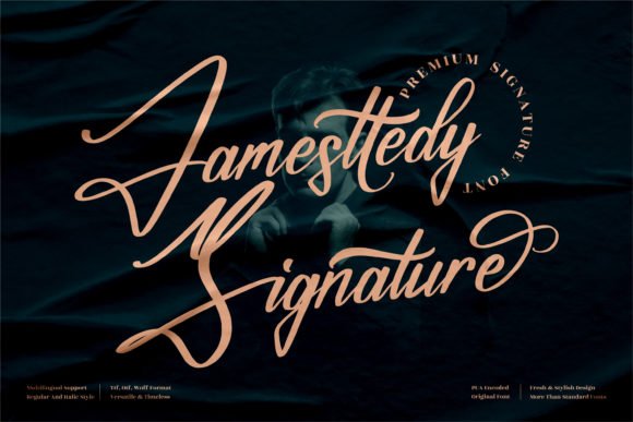 Jamesttedy Signature Font - Featured Image