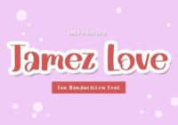 Jamez Love Font - Featured Image
