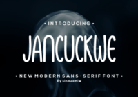 Jancuckwe Font - Featured Image