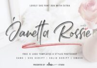 Janetta Rossie Duo Font - Featured Image