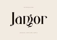 Jangor Font - Featured Image