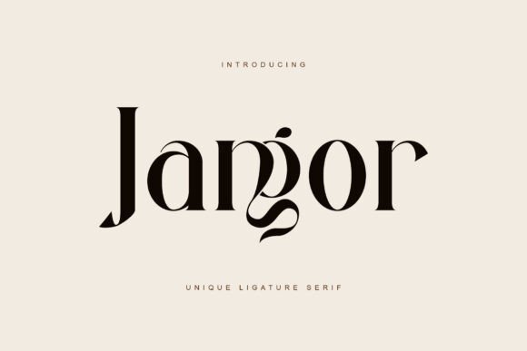 Jangor Font - Featured Image