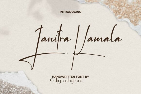Janitra Kamala Font - Featured Image