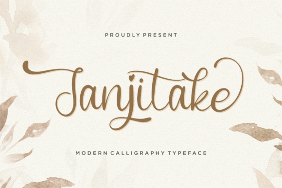 Janjitake Font - Featured Image