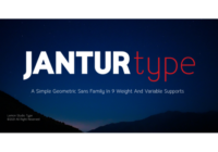 Jantur Font - Featured Image