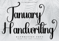January Handwriting Font - Featured Image