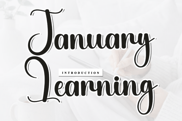 January Learning Font - Featured Image
