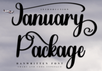 January Package Font - Featured Image