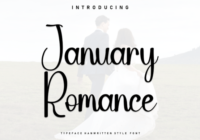 January Romance Font - Featured Image
