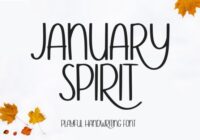 January Spirit Font - Featured Image
