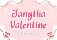 Janytha Valentine Font - Featured Image