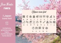 Japan Icons Font - Featured Image