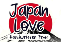 Japan Love Font - Featured Image