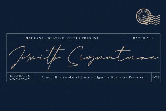 Jarvitts Signature Font - Featured Image