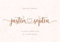Jastin Septia Font - Featured Image
