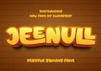 Jeenull Font - Featured Image
