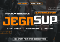 Jegasup Font - Featured Image