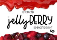 Jelly Berry Font - Featured Image