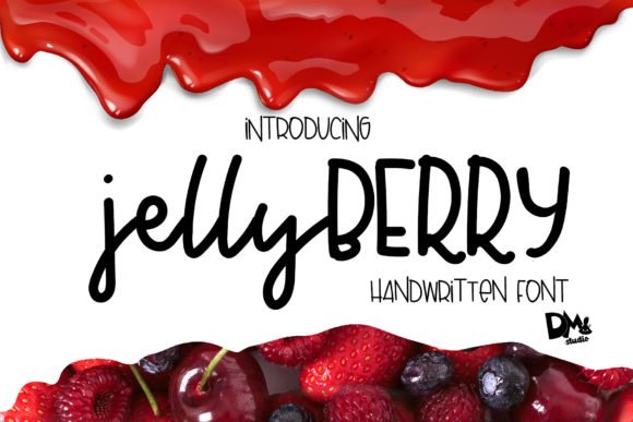 Jelly Berry Font - Featured Image