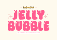 Jelly Bubbles Font - Featured Image