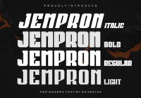 Jempron Font - Featured Image
