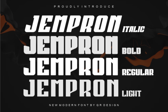 Jempron Font - Featured Image