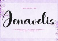 Jenavelis Font - Featured Image