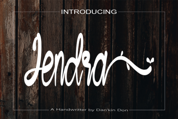 Jendra Font - Featured Image