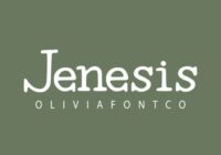 Jenesis Font - Featured Image