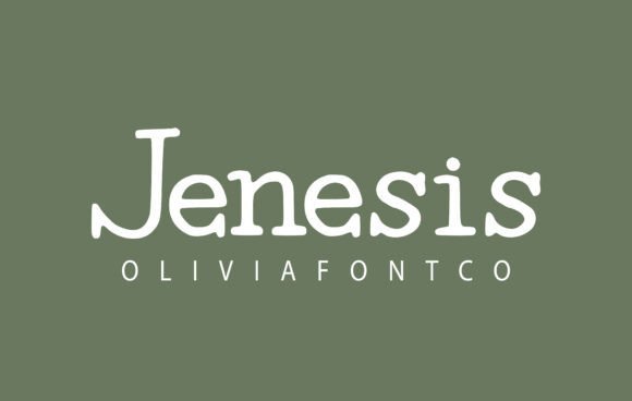Jenesis Font - Featured Image