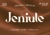 Jeniute Font - Featured Image