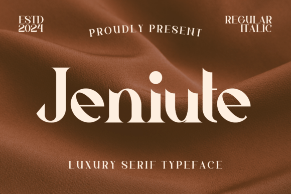 Jeniute Font - Featured Image