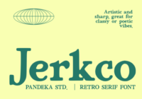 Jerkco Font - Featured Image
