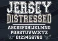 Jersey Distressed Font - Featured Image