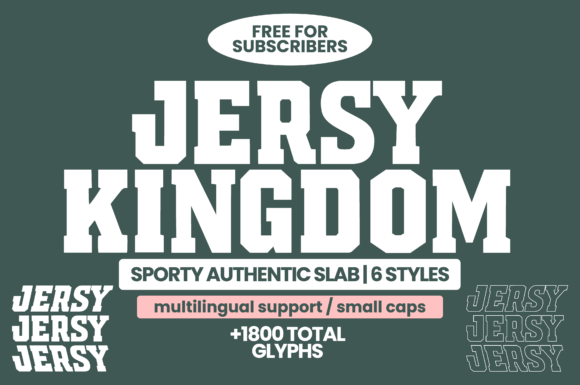 Jersey Kingdom Font - Featured Image