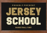 Jersey School Font - Featured Image